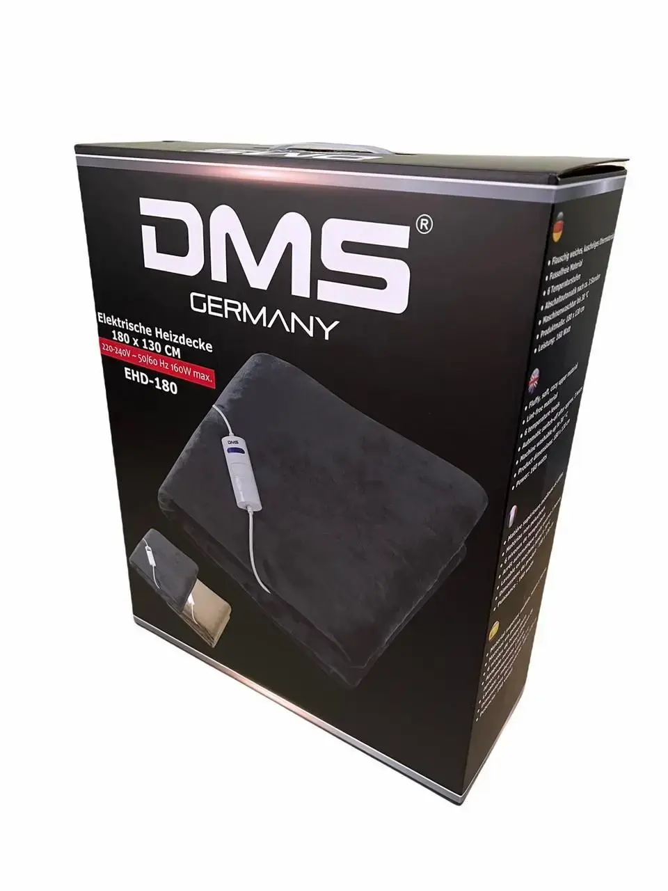 Прев'ю: Електрична ковдра DMS EHD-180 з електропідігрівом