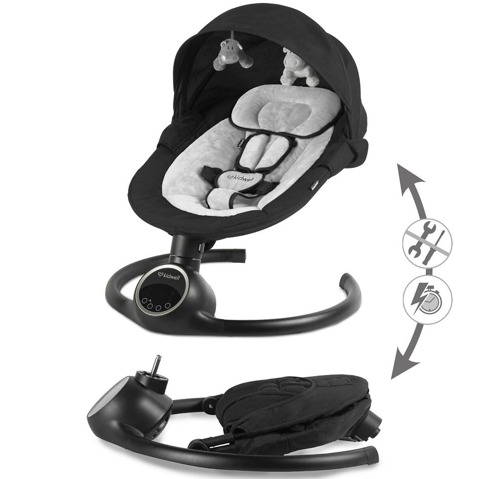 Прев'ю: Закачуючий центр Kidwell 2в1 REVE Black/Silver