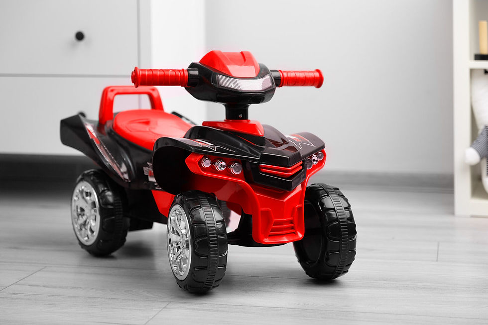 Прев'ю: Машинка для катання Toyz Mini Raptor Red