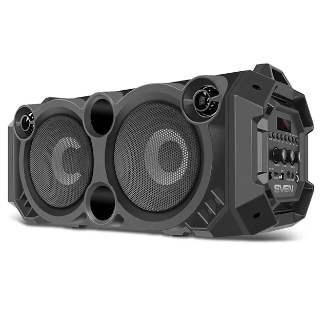 Прев'ю: Акустична система колонка SVEN PS-550 Black (bluetooth, підсвічування, караоке)