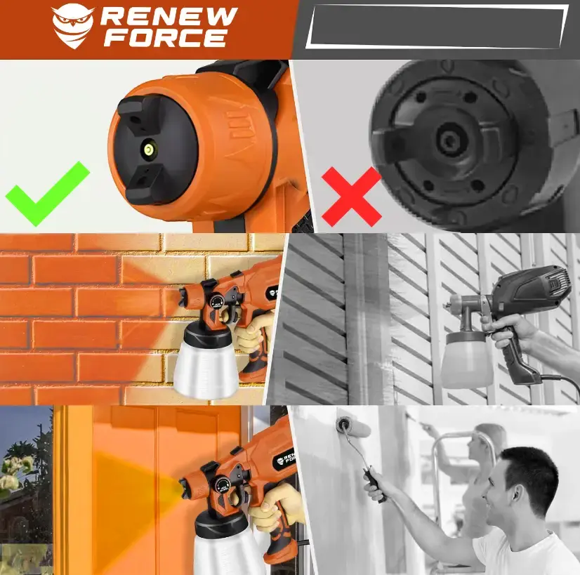 Прев'ю: Фарбопульт електричний Renew Force 550Вт (Польща)