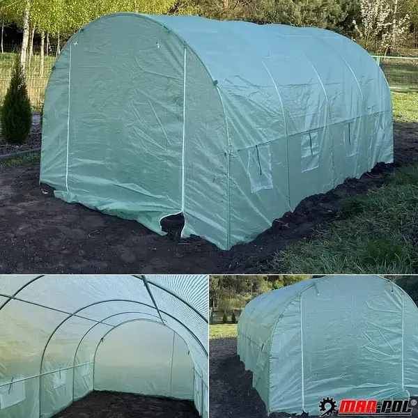 Прев'ю: Садова теплиця 4×2,5×2 м (10 м2) Mar-Pol M85001