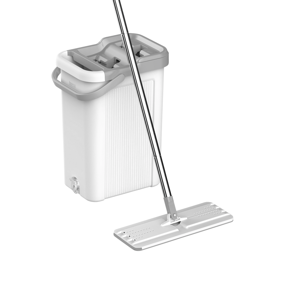 Набір для убоки Teesa New Clean R19 відро з віджимом + швабра