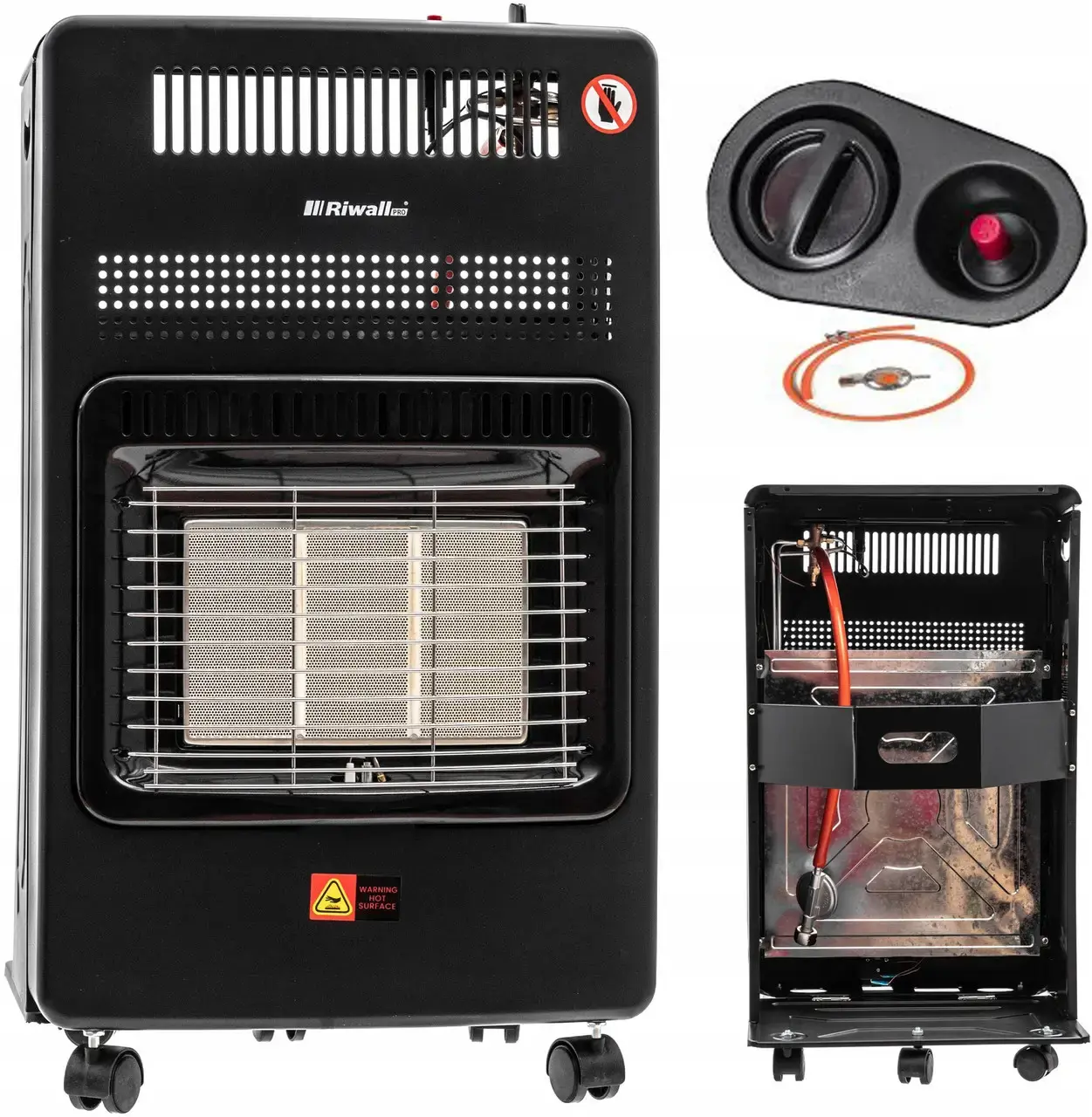 Газовий обігрівач грівач Riwall 4200W (Чехія)