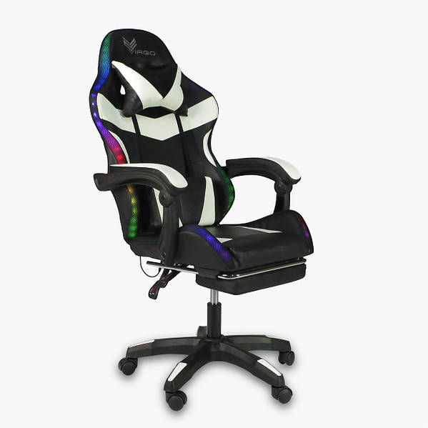 Прев'ю: Комп'ютерне крісло Virgo Vecotti GT PRO White - Black