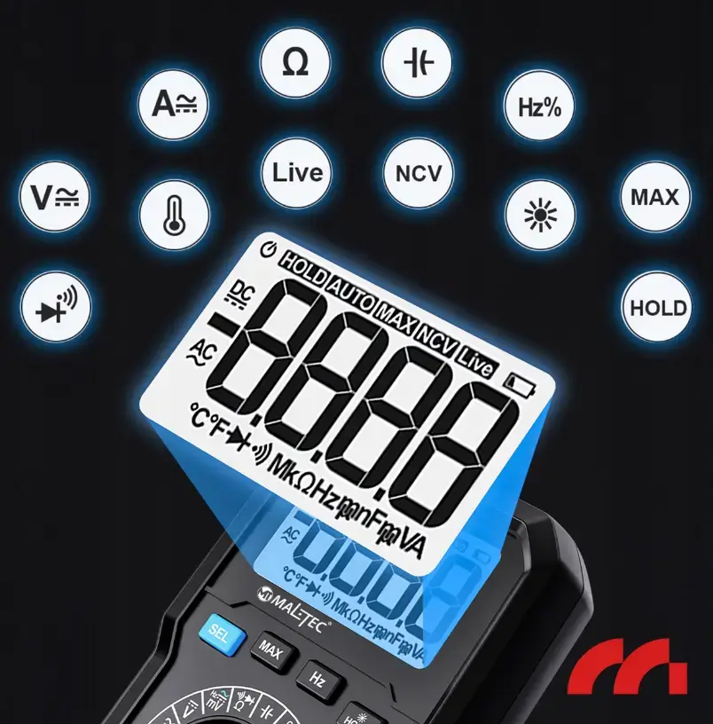 Прев'ю: Цифровий мультиметр Maltec (Польща)