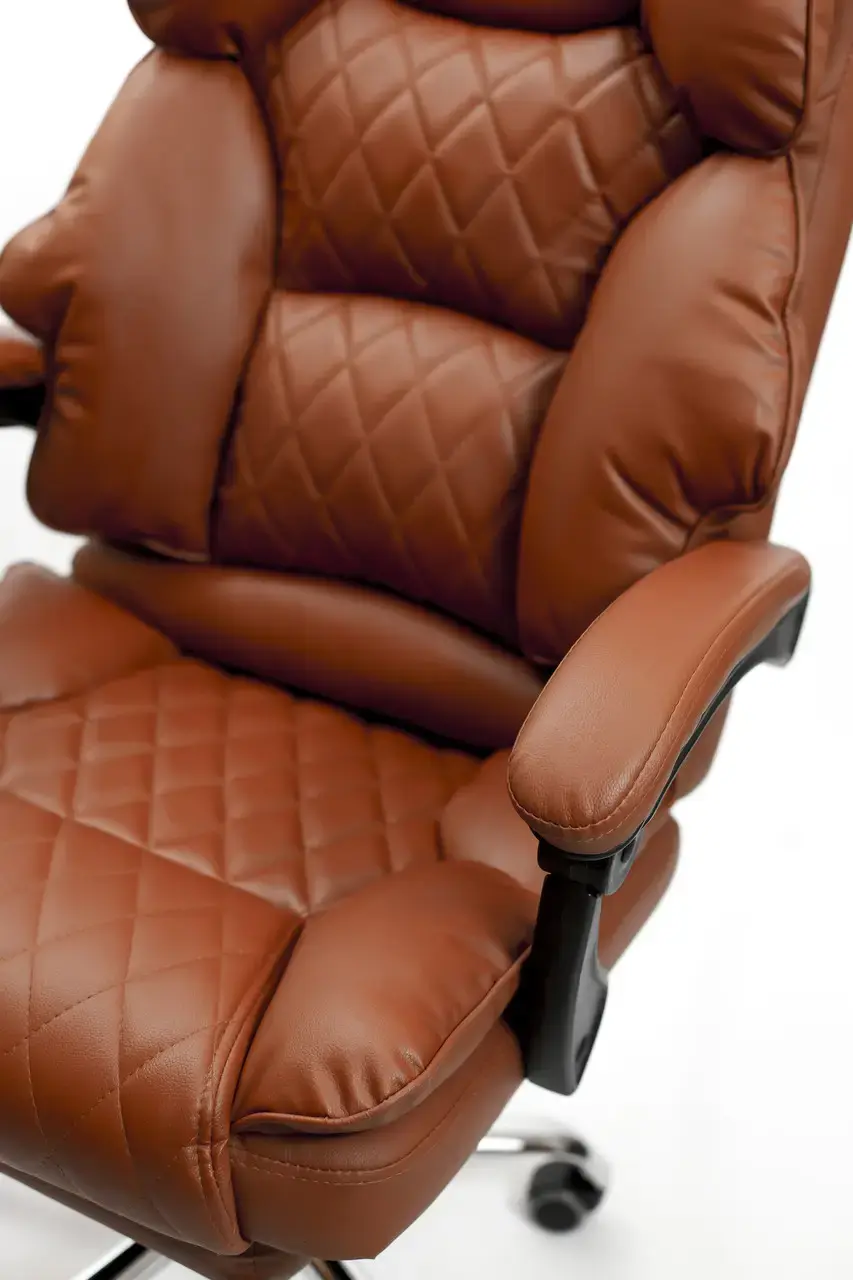 Прев'ю: Крісло офісне Diego Comfort Pro світло-коричневий