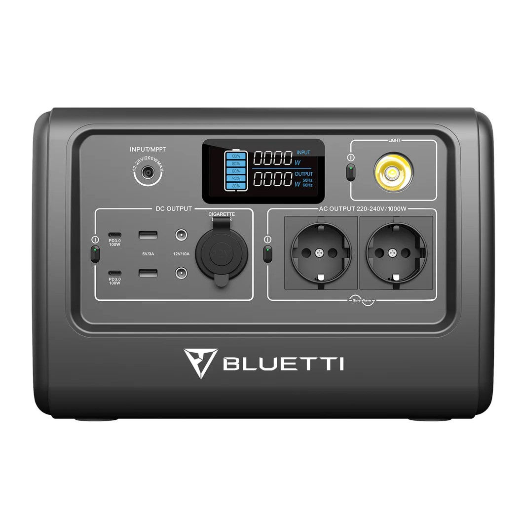 Портативна зарядна станція Bluetti PowerOak EB70 1000W, 716 Wh