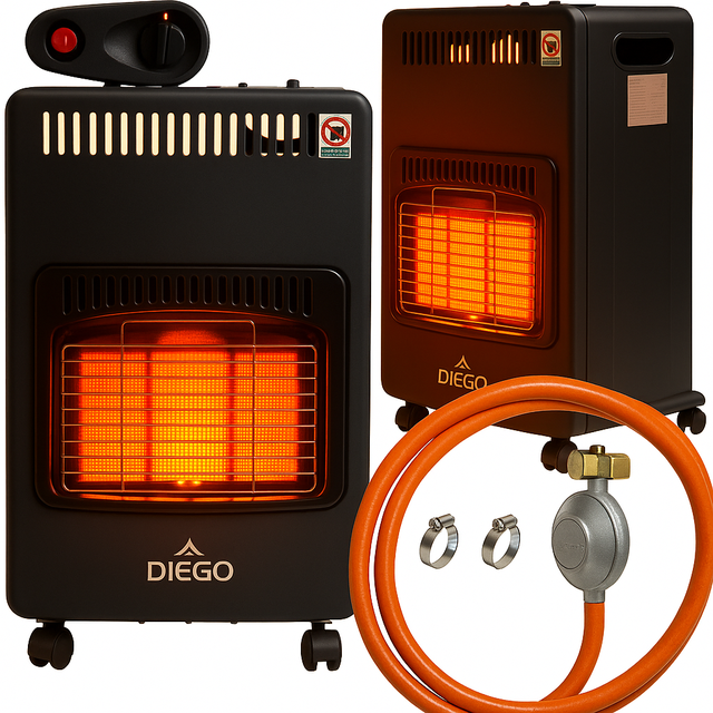 Газовий обігрівач 4200Вт 60м² Diego
