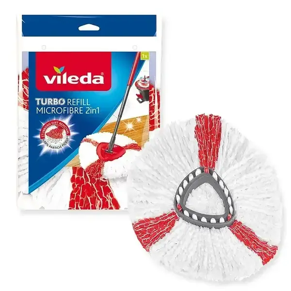 Насадка для швабри Vileda Turbo 2 в 1 Vileda

