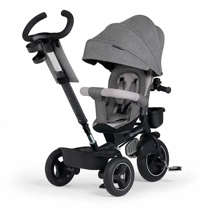 Прев'ю: Велосипед дитячий триколісний Kinderkraft SPINSTEP Grey