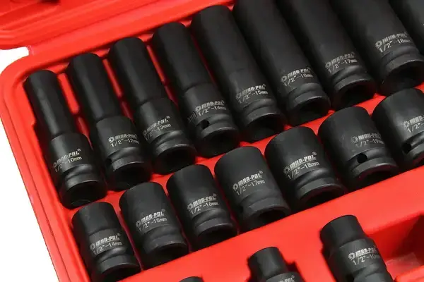 Прев'ю: Набір ударних торцевих головок 1/2″ 8-32 мм 35 шт Mar-Pol M58275