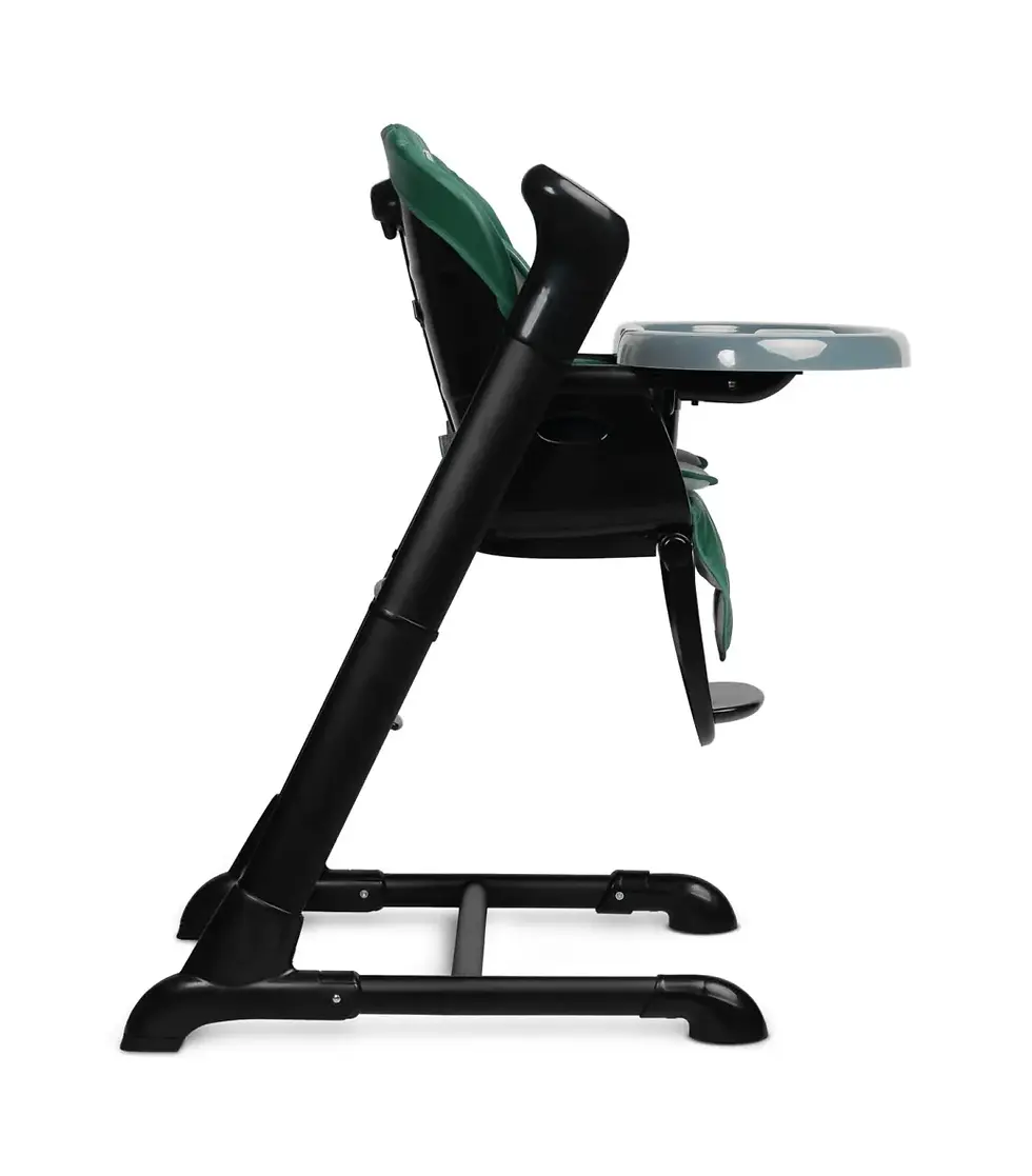 Прев'ю: Крісло-гойдалка + стільчик для годування Caretero INDIGO Black Green