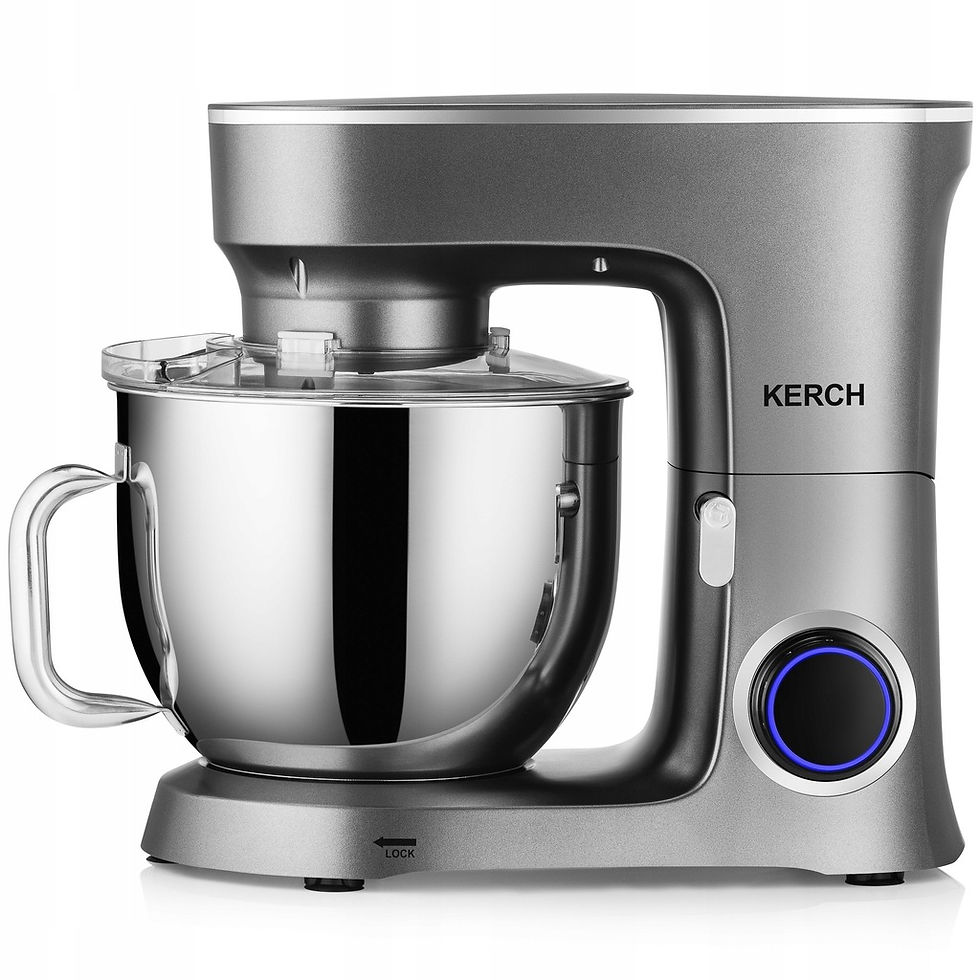 Прев'ю: Тістоміс міксер планетарний KERCH Baker Grey 3000 Вт 7л