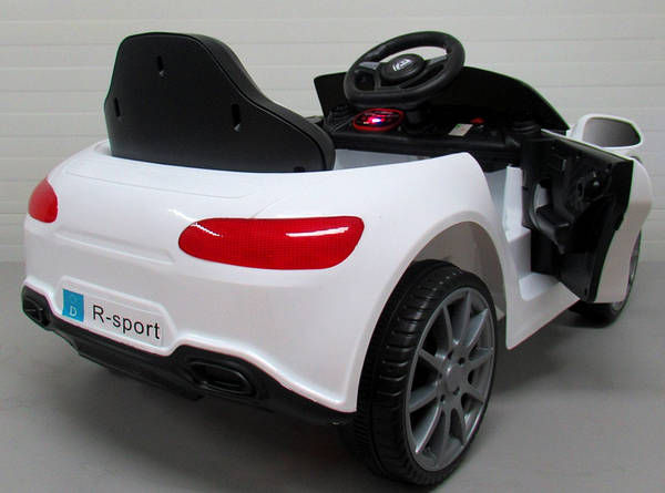 Прев'ю: Дитячий автомобіль кабріолет на акумуляторі білий Cabrio B3
