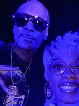 Pynnderella parties with Snoop Dogg at his 54th 80's birthday party