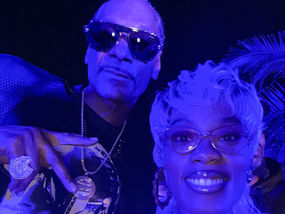 Pynnderella parties with Snoop Dogg at his 54th 80's birthday party