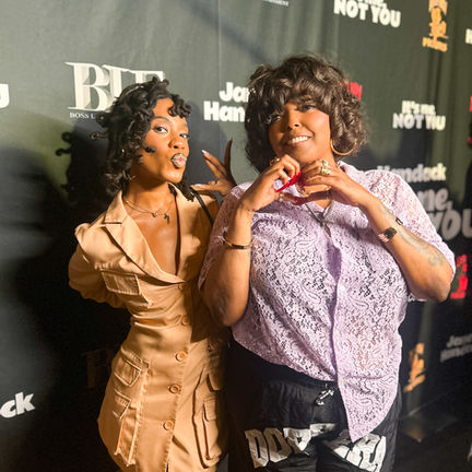 Pynnderella x Jane Hancock at Jane Hancocks 'It's Not You, It's Me' listening party