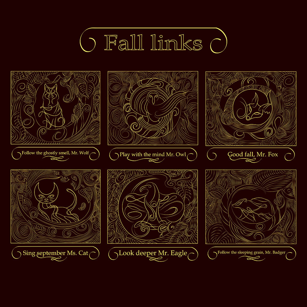 "Fall links" Special series cards