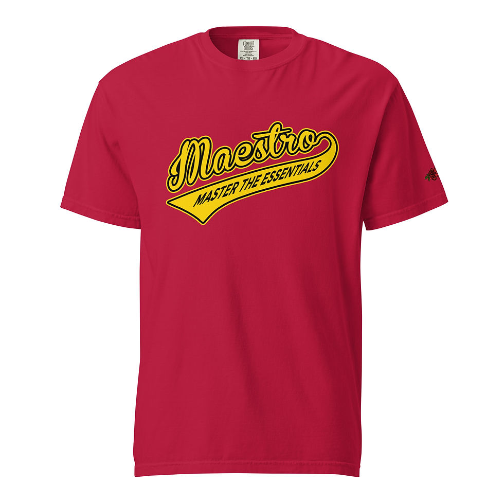 Thumbnail: MAESTRO "Signature" Unisex garment-dyed heavyweight t-shirt