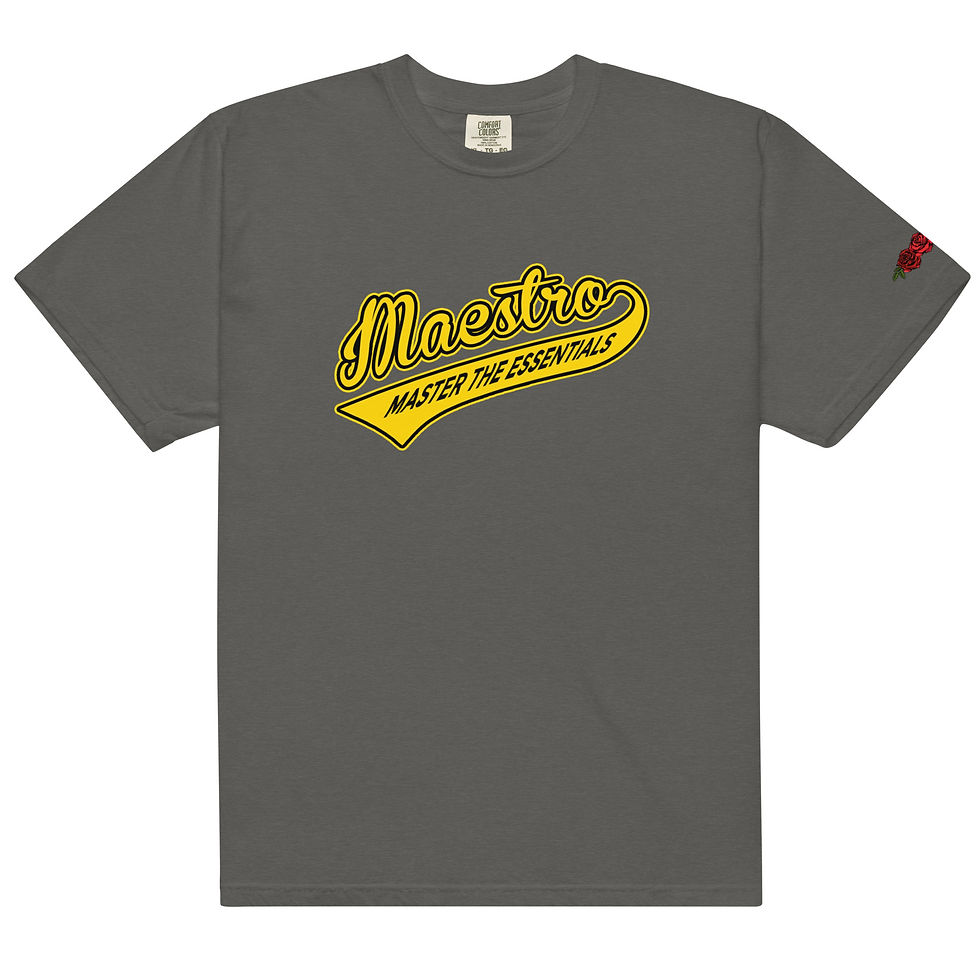 Thumbnail: MAESTRO "Signature" Unisex garment-dyed heavyweight t-shirt