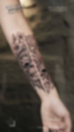 Balinese-Line Work-Barong-Tattoo
