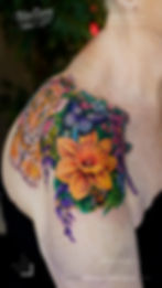 Colour-Realistic-Flower-Shop-Tattoo
