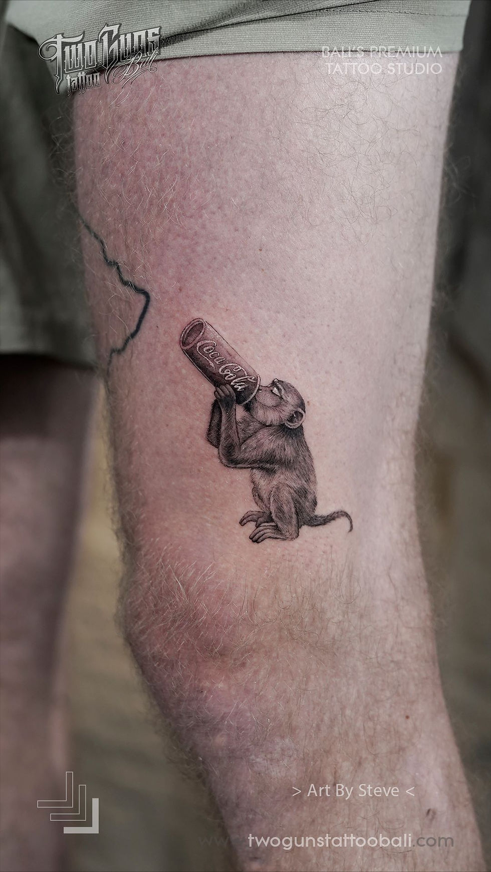 Small-Mongkey-Drink-Coca-Cola-Tattoo