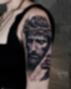 Portrait Jesus-Tattoo