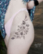 Fine-Line-Flower-Sexy-Tattoo