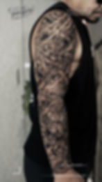 Oriental-Japanese-Full-Arm-Sleeve-Tattoo-In-Bali