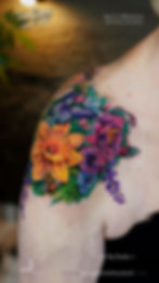Colour-Realistic-Flower-Tattoo