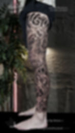 Oriental-Japanese-Full-Leg-Sleeve-Tattoo