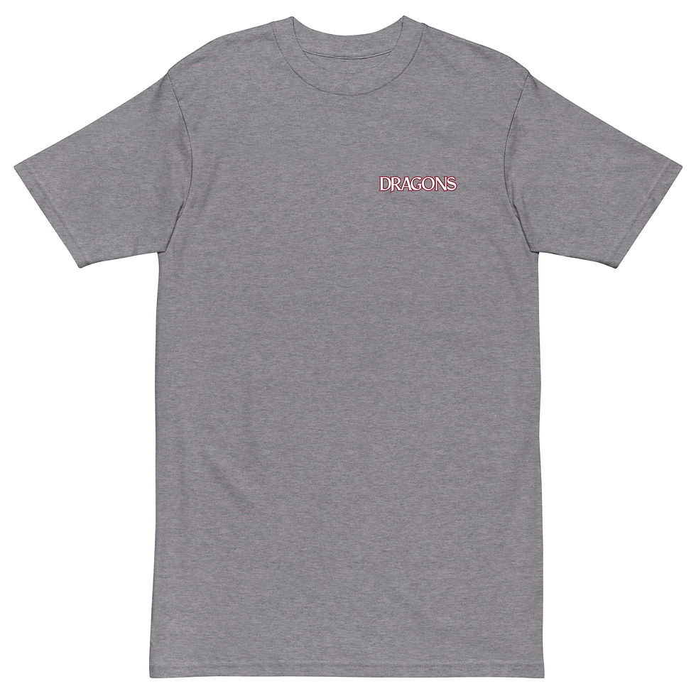 Thumbnail: Men’s Dragons Jersey premium heavyweight tee