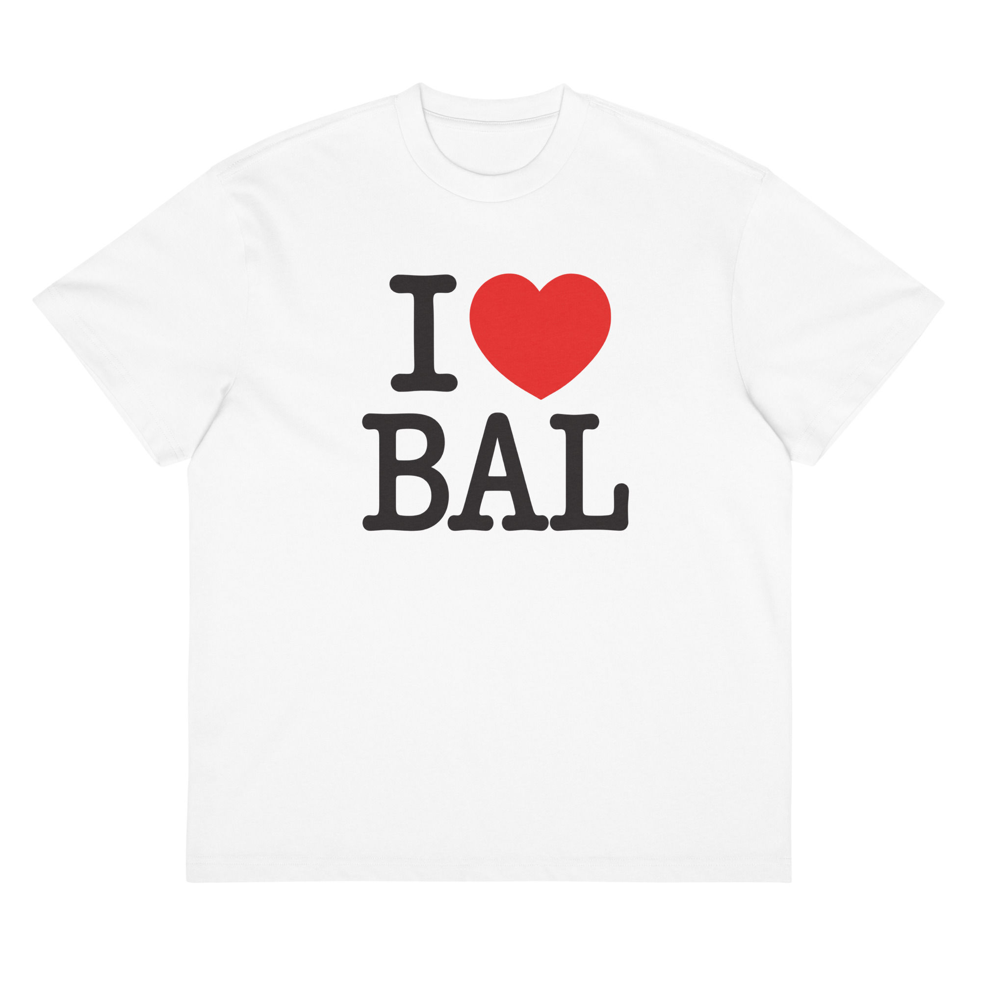 Men’s 'I LOVE BAL' box tee