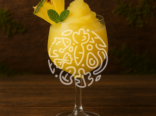 Ananas Basilikum Slush