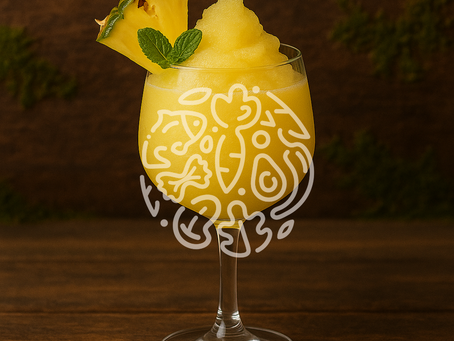 Ananas Basilikum Slush