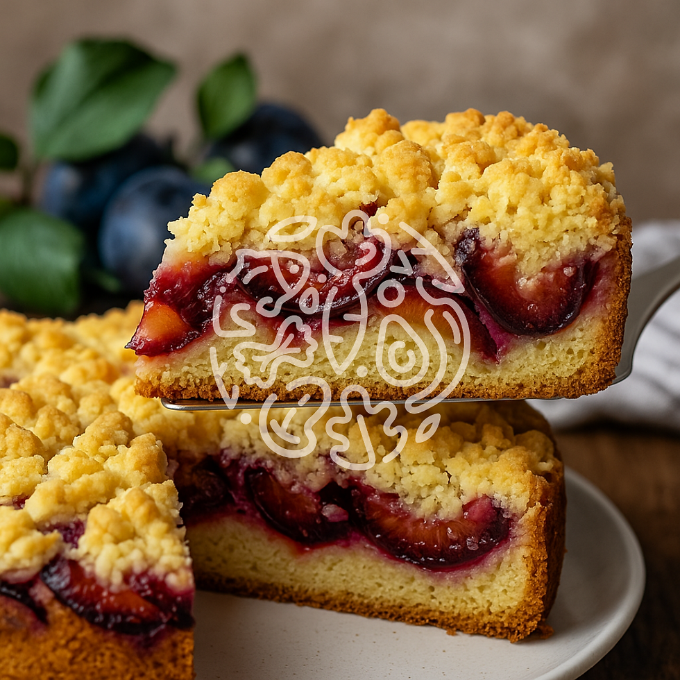 Saftiger Pflaumen-Streuselkuchen