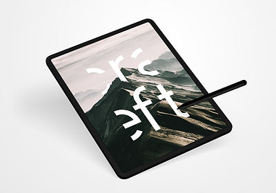 Logo craeft Ipad mock-up
