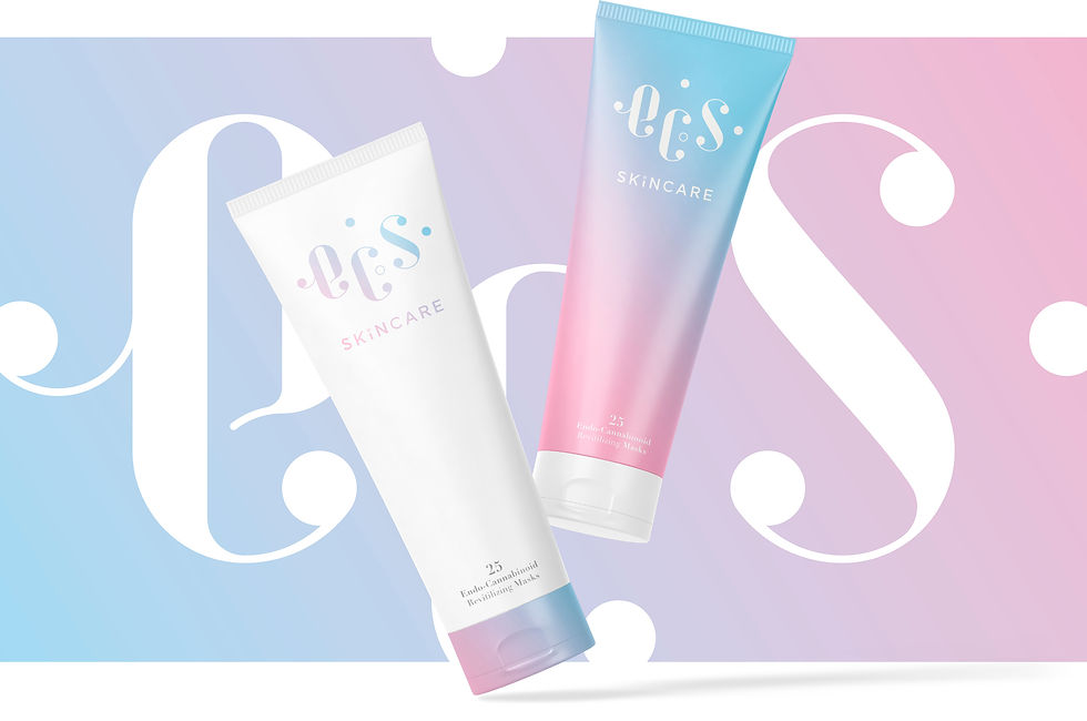 Création d'une affiche publicitaire avec les packagings de la marque par le graphiste lyonnais Downtown