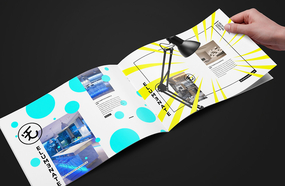 Mise en page d'une brochure et design éditorial print pour l'entreprise