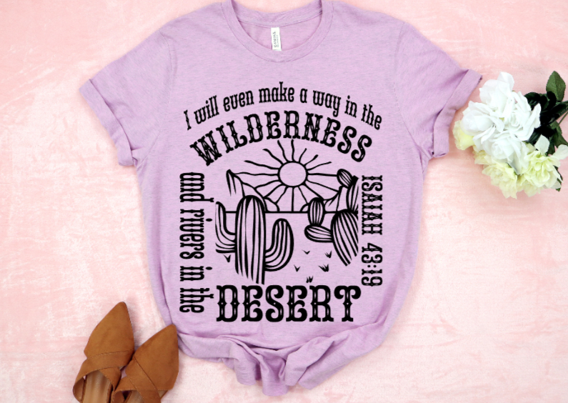 Thumbnail: I will even make a way in the wilderness and rivers in the desert, Isaiah 43:19