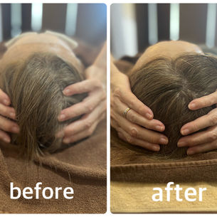 ドライヘッドスパで頭もスッキリ！！