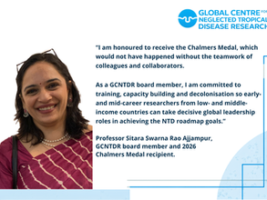 Professor Sitara Ajjampur receives RSTMH Chalmers Medal for research and mentoring