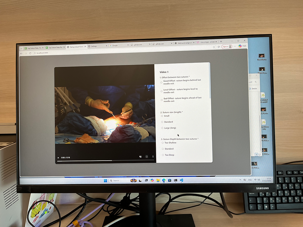 Final Suture Rating Platform