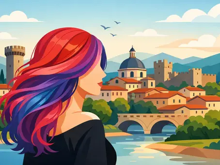 Colore vivace capelli a Città di Castello