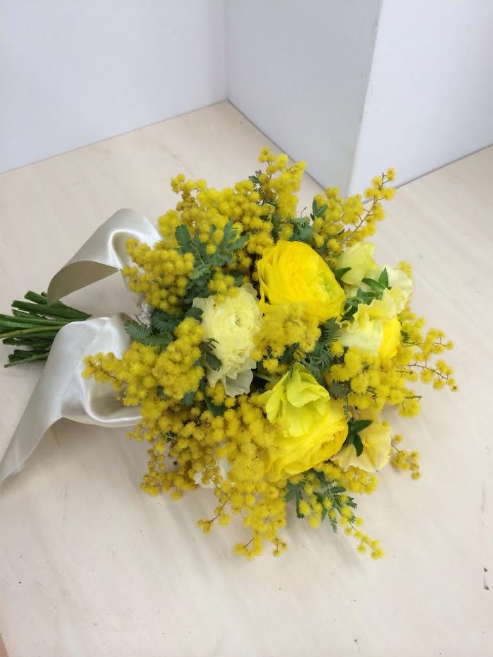 ミモザの生花ブーケ