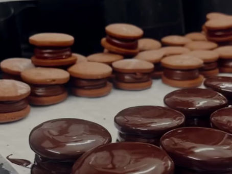 Préparation alfajores tango chocolat noir