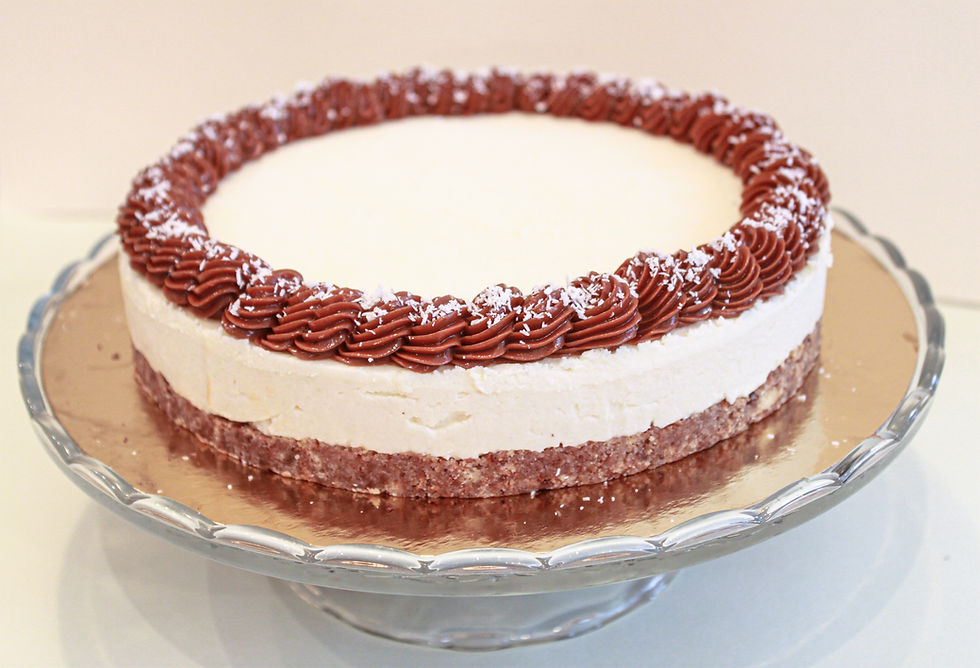 Miniature : Cheesecake Chocolat Blanc et Coco en Gâteau entier | Station Sucrée