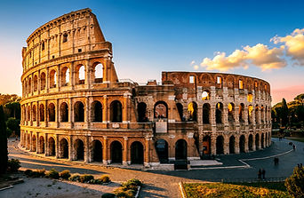 The Colosseum in Rome during the Ancient and Christian Rome tour day